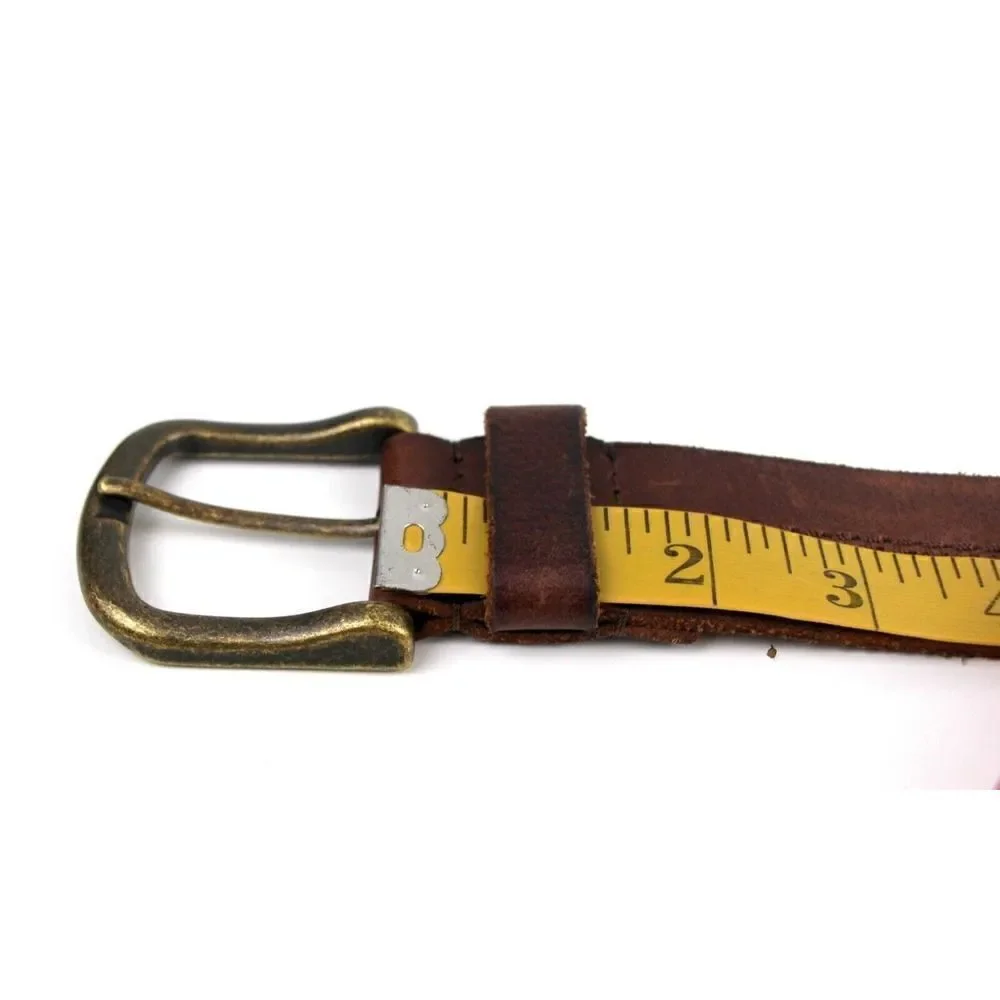 Lucky Brand BROWN GENUINE LEATHER 1 5/8